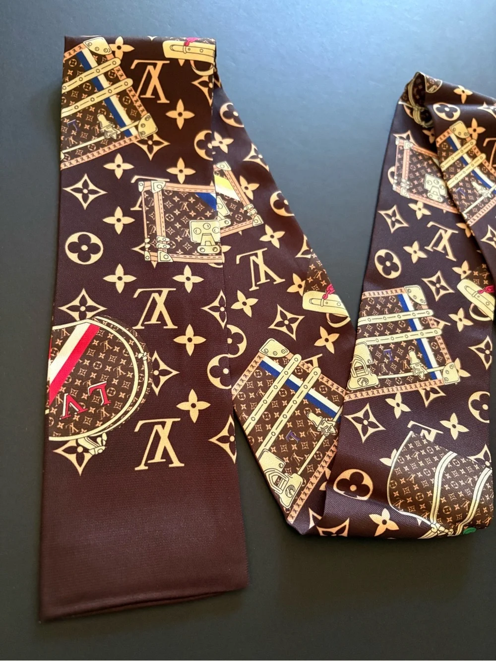 Fashion Silk Long Scarf Twilly
